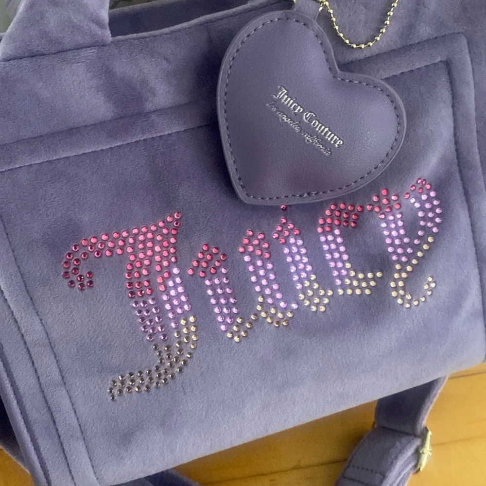 Juicy Couture Dusty Violet Big Spender Tote, Purple & Pink - Picture 3 of 16